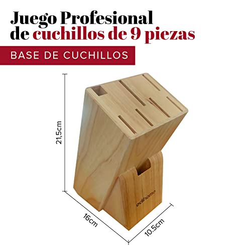 Edihome-Juego-de-Cuchillos-de-Cocina-Profesional-8-Piezas-y-Taco-Acero-Inoxidable-Utensilios-Afilador-Tijeras-Pelador-Fileteador-Soporte-Madera Edihome-Juego-de-Cuchillos-de-Cocina-Profesional-8-Piezas-y-Taco-Acero-Inoxidable-Utensilios-Afilador-Tijeras-Pelador-Fileteador-Soporte-Madera