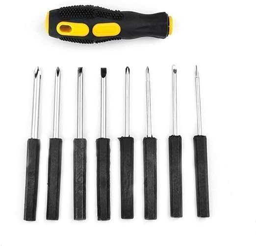 8 in 1 Professional Precision Screwdriver Set,Screw driver Tool kit set,Multipurpose Mobile, Computer, Laptop repair tool set kit, Home repairing kit.