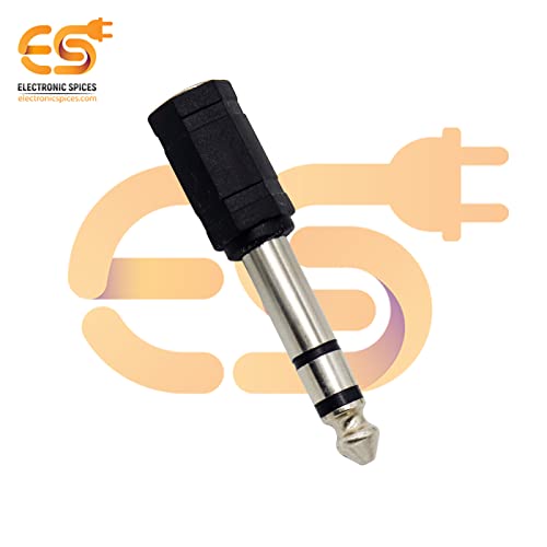 Image of Electronic Spices Mono 6.35mm male to 3.5mm female audio connectors pack of 20pcs