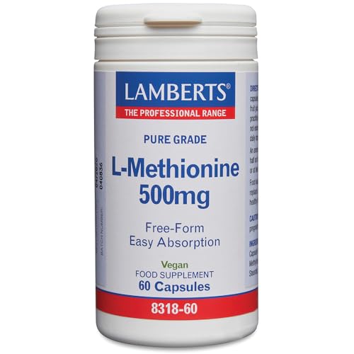 Lamberts L Metionina 500mg - 60 Cápsulas