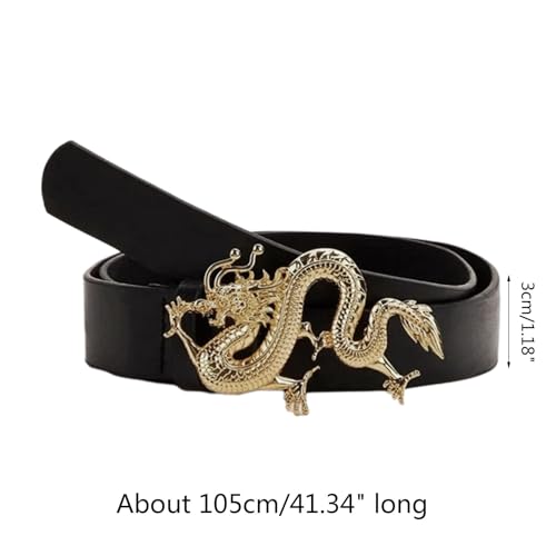 Hot Girls Fashion Dragon Buckle Waist Straps Black Color Belt All-match Coat Dress Ladies Thin Fashion Formal Waistband4
