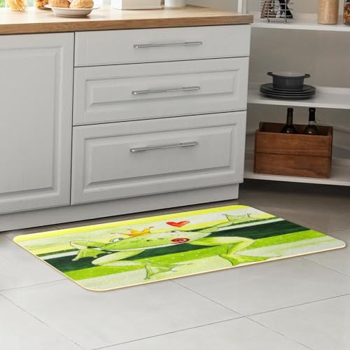 Tapete de cocina de 2 piezas VAPOKF alfombra pasillo lavable para cuarto de lavado 7