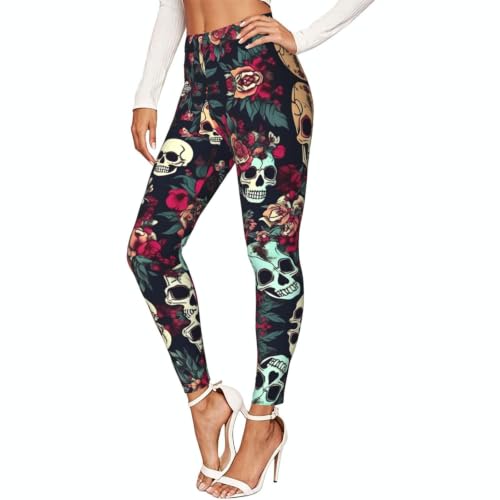 Leggings de compresión de mujer coloridos mallas florales para regalar bienestar