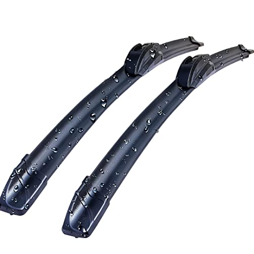 Image of Auto Hub Car Wiper Blade Compatible With KIA Seltos (Model : 2019-2025) Windshield - Set of 2Pc (D-24,P-18)