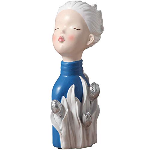 Sculpture en résine de fille noire au design haut de gamme