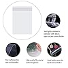 Small Plastic Jewelry Bags 300pcs 3" x 3" Tiny Clear Zip Baggies Resealable Zipper Poly Bags for Candy Jewerly Vitamins Beads Crafts Photos 2 Mil (8 Sizes to Choose from) #4