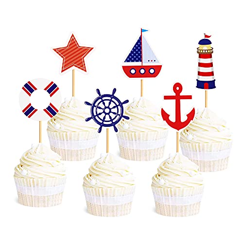 Compare price to nautical cupcake liners