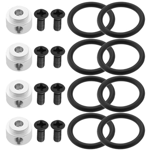 OTOTEC 8 Sets RC Airplane Propellers 3.17mm Prop Protector with Screws Rubber O-Ring Kit for Electric Engines Brushless Motor Shaft E Airplane...