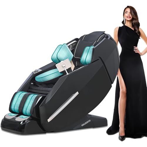 Hitree Sillón de Masaje 4D, Reclinable de Masaje Inteligente, Sil...