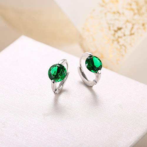 EVER FAITH Orecchini 925 Argento Zircone Piccolo