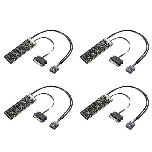 Répartiteur USB 9 Broches Interne pour Hub USB 2.0 Carte Mère PC