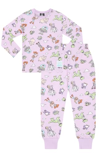 Disney Girls Toy Story Jessie Woody Buzz All Over Print Long Pyjamas PJs for Kids (3-4 Years) Pink
