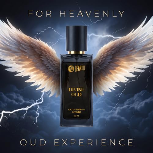 Image of Beardo Divine Oud Eau De Parfum for Man, 50ml | Long Lasting Fragrance | Perfume For Man | Woody, Spicy & Oud | Gift For Men | Husband | Boyfriend