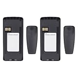 Asixxsix 2pcs PMNN4476A PMNN4476 7.4V 1750MAH Li ION SOSTITUZIONE BATTERIALE, IP68 Acqua Resistente con a Cinghia, per CP100D XIR C1200 CP1200 CP1300 CP1600 CP1660 CP185 CP476