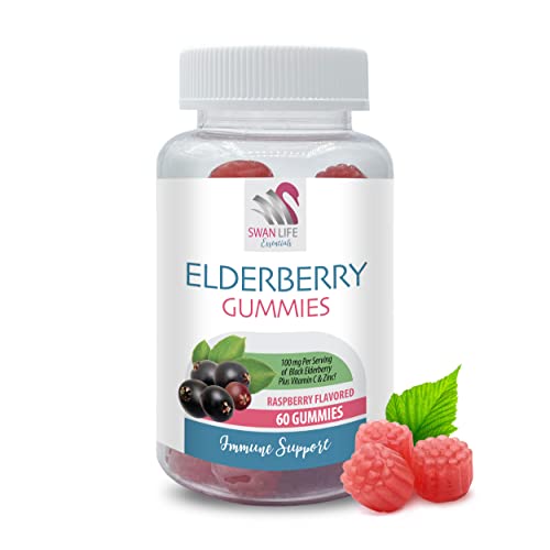 Elderberry Immune Support Gummies - Elderberry Gummies - Elderberry Gummies Organic, Elderberry Gummy Vitamins, Gummies Candy For Women, Gummy Supplements, Gummy Vitamins 3Bottles 180 Gummies #TOP1