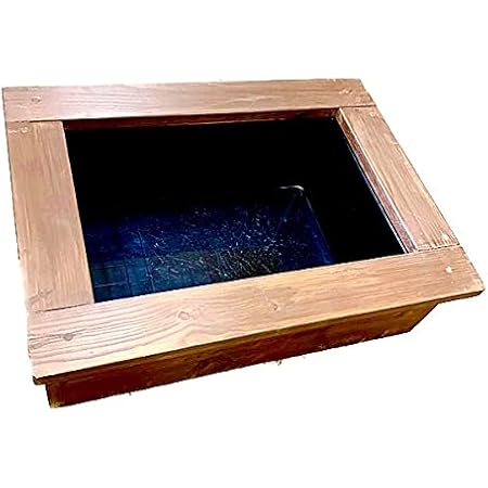 12月スーパーSALE 15%OFF】 NO3 ビオトープ 木枠 ～癒～ トロ舟40 魚