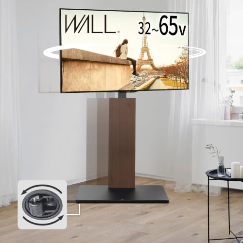 WALL B1 HIGH TYPE ウォールナット テレビスタンド Amazon｜WALL B1 テレビスタンド 隠しキャスター付き 首振り ハイ
