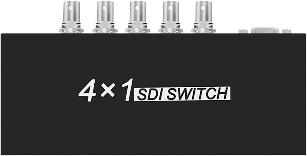 HDSUNWSTD SDI 4x1 Switch 4 Channels SDI Signal to A SDI Signal Channel Support Full-HD SDI Signal Input and Output