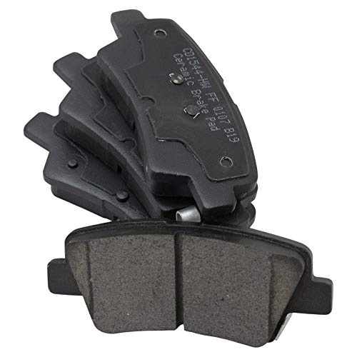 Image of TRQ Rear Brake Pad and Rotor Set Ceramic Calipers Compatible with 2014-2015 Kia Optima