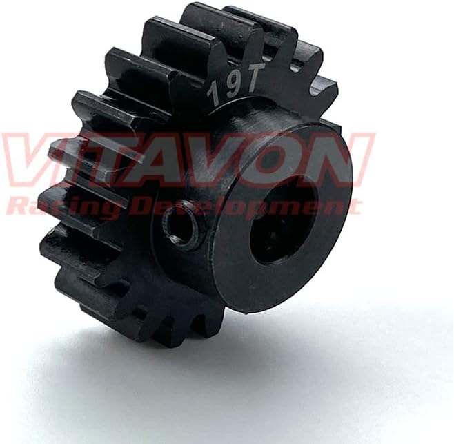 CNC 45# HD 1.5Mod 19T Pinion Gear 8mm bore for X-MAXX/DBXL / 5B