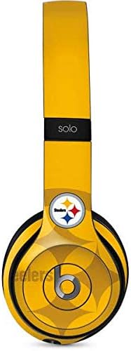 Skinit Decal Audio Skin Compatible with Beats Solo 2 Wired - Officially Licensed NFL Pittsburgh Steelers Double Vision Design