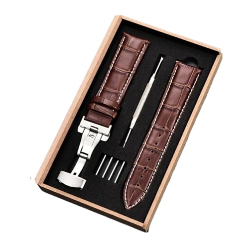 Bracelet montre 20mm en cuir de vachette véritable élégant et souple - 2
