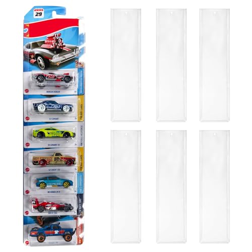 6Pcs Model Cars Display Case for Hot-Wheels Packaged Cars Wall Mount Shelf