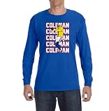 Long Sleeve Blue Buffalo Keon Coleman Jacket Text Pic T-Shirt Youth Large