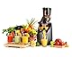 Kuvings EVO820 Slow Juicer Saftpresse – Entsafter mit großem Einfüllschacht und starkem 240W Motor für gesunde Obst- und Gemüsesäfte (Gray)