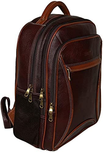 RICHSIGN LEATHER ACCESSORIES Natural Full Grain Leather Laptop Backpack Bags for Men and Women Office Use 15.6 Inch(Dimension-H- 17XL- 12 XW- 6 Inch, Weight- 1.3 KG/1300 GR (17 INCH BROWN-COM) (B093DWPJ4C) Amazon Price History, Amazon Price Tracker