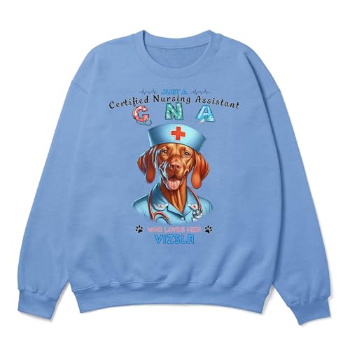 Just a Certified Nursing Assistant CNA Who Loves her Dog Adult Youth T-Shirt Hoodie Sweatshirt