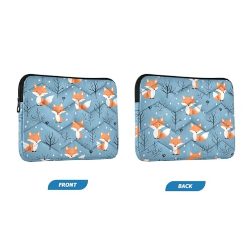 Funda para portátil 13-14 pulgadas con diseño de zorritos miniatura 2