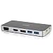 Produktbild C2G USB-C Docking Station mit HDMI, DisplayPort, VGA, USB-A 3. 0 und USB-C Hub. Video, Audio, Datenàubertragung und Laden in einem