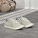 Forever Link Comfort-01 Women's Classic Slip-On Comfort Fashion Sneaker,Beige,6.5