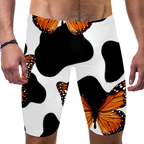 Short de bain pour homme orange multicolore maillot de plage taille S