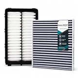 28113-L1000 97133-L1000 Cabin and Engine Air Filter with Activated Carbon Set for Hyundai Santa fe