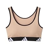 ハーフトップブラ ADIDAS(アディダス) 吸汗速乾 綿混 ストレッチ スポーツブラ AP8055