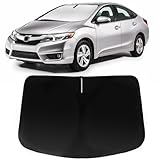 PAIMOHO Windshield Sun Shade for Honda Civic 2012-2015, Car Front Window Sunshade with 240T Sun Visor Protector Blocks UV Rays Heat Sun Shield Accessories