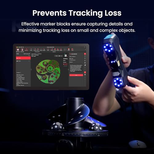 revopoint 28 pieces 3d marker block kit for 3d scanning 3d scanning markers for 3d scanners 3d tracking dots for preventing tracking loss and enhance accuracy magnetic 3d reference point marker