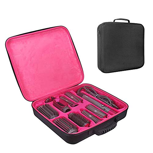 Case for Dyson Airwrap Complete Styler,Multiple Hair Types and Styles Accessories Carry Bag Travel Box (Black)