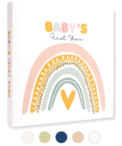 Image of Lamare Baby Memory Book – Baby’s First Year Keepsake Journal, Baby Milestone Book, & Baby Scrapbook