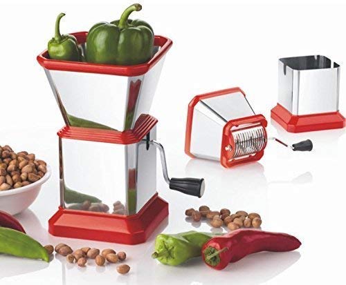 G-KARUNA Chilli Cutter/Vegetable Cutter/Mirchi Cutter/Nut Cutter/Dry Fruit Cutter | Chilly & Dry Fruit Cutter with Stainless Steel Blade | Onion Cutter Chopper (1Pc,Multi Colour) (B0863HW5GL) Amazon Price History, Amazon Price Tracker