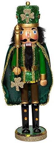 Kurt S. Adler 15-Inch Irish Cape Nutcracker, Multi