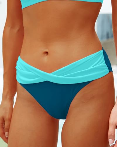 Image of Yonique Women Two Piece Bathing Suits Push Up Bikini Set Halter Swimsuit Vintage Swimwear