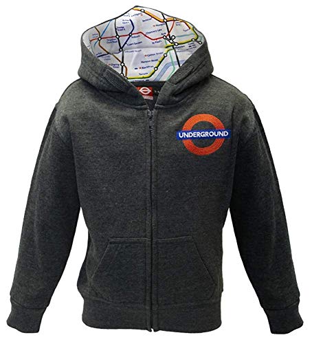 Sweat zippé enfant brodé Underground : fini les vêtements fragiles qui s'usent vite