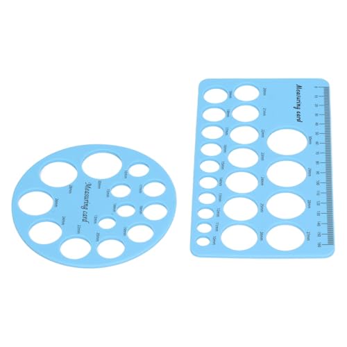 Herramienta medidora para pezones, silicona azul miniatura 5