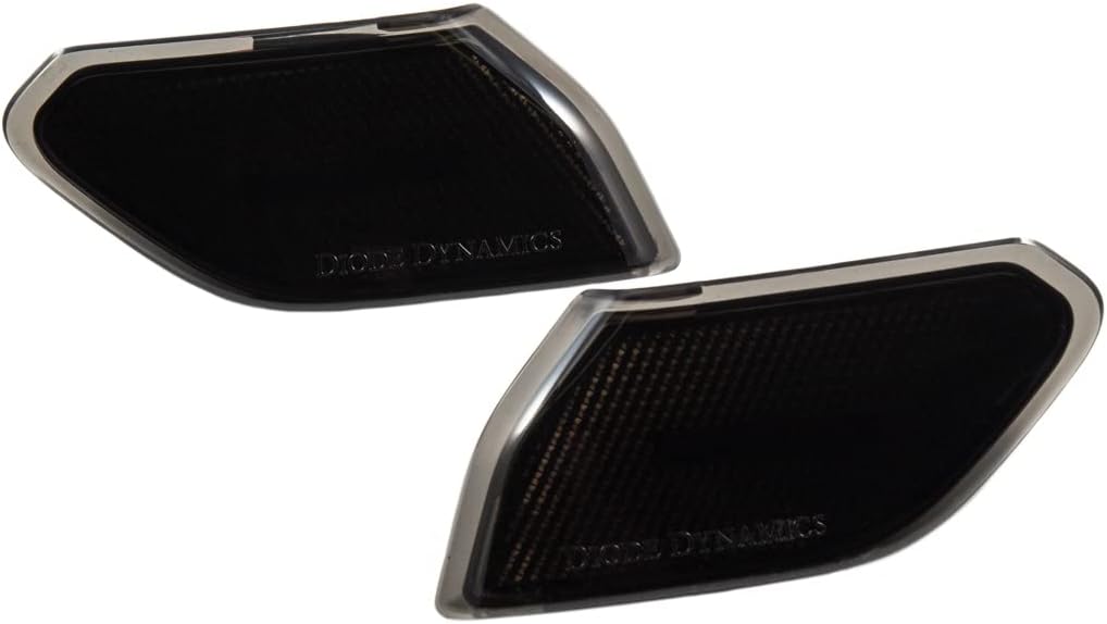 Diode Dynamics LED Sidemarkers compatible with Jeep JL Wrangler 2018-2026 Smoked (set)
