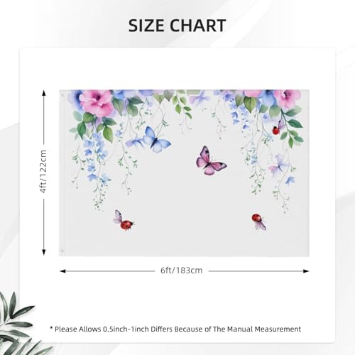 Drapeau de jardin en polyester durable et résistant aux intempéries