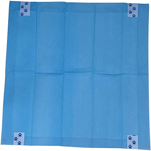 Image of Patch & Marshall Dog Pee Mats / Sheets with Adhesive Floor Strips Suitable for Puppies,Small , Medium & Large Dogs Leak Proof , Disposable, 10 Pcs, (90 x 60 cm)