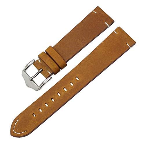 Sangle de montre en cuir italien véritable au charme rétro unique